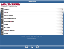 Tablet Screenshot of healthsouthlargo.com